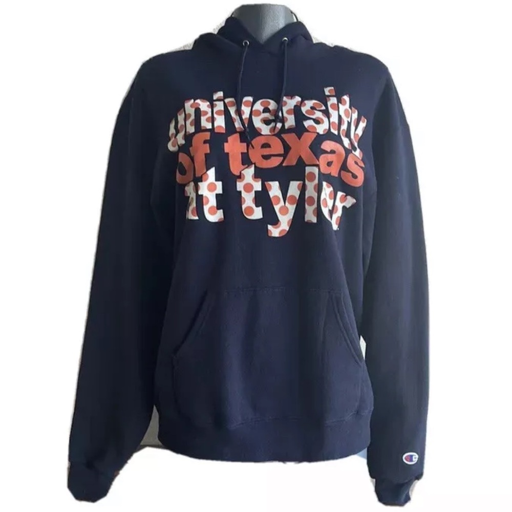 Pre-Owned Champions Blue Sweater women University of Texas At Tyler Size M